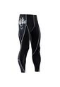 Conjunto Deportivo Compresion Hombre Camiseta Pantalon 721 Negro de Frenezi