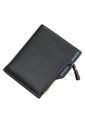 Billetera Monedero Hombre Cuero PU - Color Negro de Frenezi