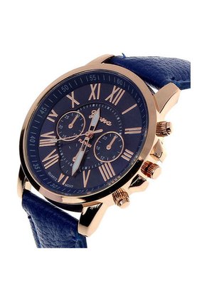 Reloj Mujer Analogo Numeros Romanos - Color Azul Oscuro