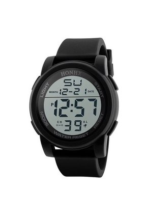 Reloj Hombres Deportivo Militar Digital LED HNX Negro