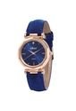 Reloj Pulsera Mujer Cuarzo Analogico Pulso Cuero PU 932 Azul de Frenezi