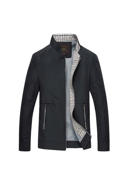 Chaqueta Casual Hombre Cremallera 961 Negro