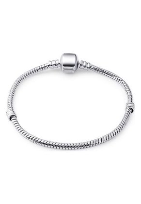 Pulsera Mujer Cristal Murano Plateado 3206