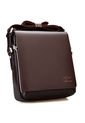Bolso Hombre Cuero PU YS-4361-DS Medida 19*17*7cm Marron de Frenezi