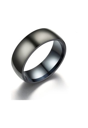 Anillo Hombre Carburo Titanio Clasico 4DC Negro