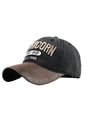 Gorras Beisbol Unisex Algodon Bordada Ajustable 426 Negro Marron de Frenezi