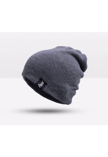 Gorro Lana Unisex Color Gris Oscuro