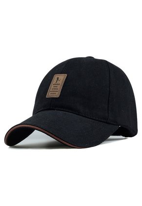 Gorra Golf Ajustable # 2 - Color Negro Logo Marron