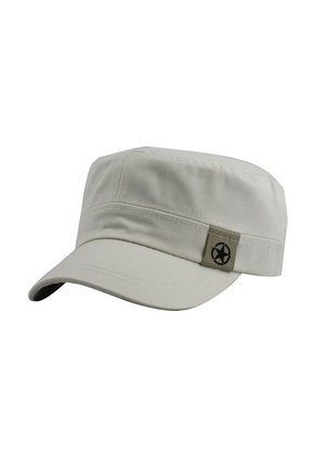 Gorra Plana Estilo Militar Blanco