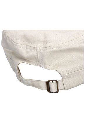 Gorra Plana Estilo Militar Blanco