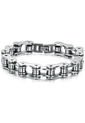 Pulsera Para Hombre Acero Inoxidable Cadena Bicicleta 3136B de Frenezi