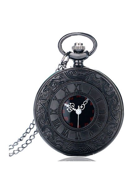 Reloj De Bolsillo Vintage Numeros Romanos