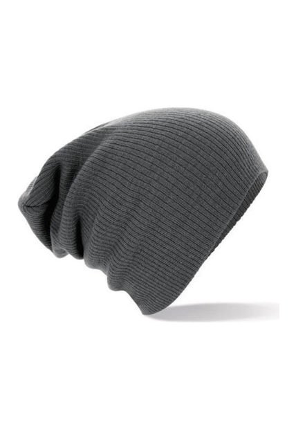 Gorro Lana Unisex Color Gris Oscuro