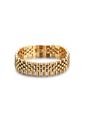 Pulsera Lujo Acero Inoxidable Hombres 200mm 101608 Dorado de Frenezi