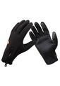 Guantes Ciclismo Negro Windstopper Hombre Dedo Largo de Frenezi