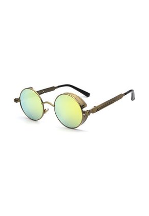 Gafas De Sol Goticas Vintage UV400 Cafe Dorado
