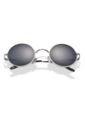 Gafas Sol Clasicas Polarizadas Vintage Retro BPZJ Plateado Negro de Frenezi