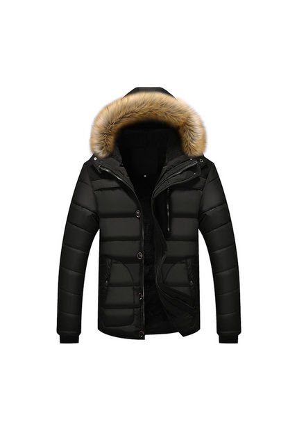 Chaqueta Invierno Gruesa Hombres Casual Capucha P214