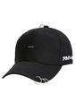 Gorra Beisbol Unisex Argolla Algodon Negro de Frenezi