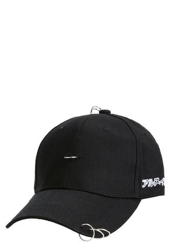 Gorra Beisbol Unisex Argolla Algodon Negro Frenezi