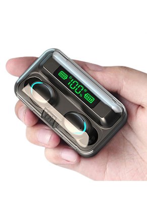 Audifonos Inalambricos Bluetooth In Ear Power Bank F9 5C Negro