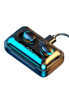 Audifonos Inalambricos Bluetooth In Ear Power Bank F9 5C Negro