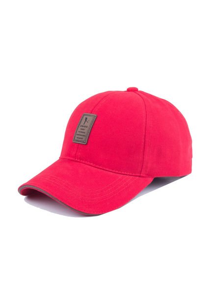 Gorra Golf Ajustable # 2 - Color Rojo Logo Marron