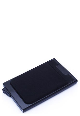 Billetera Cartera Aluminio Proteccion RFID QB0097 Negro A Frenezi