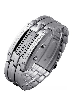 Reloj Electronico Mujer Binario CE-1133 Plata 17cm