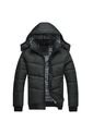 Chaqueta Hombre Invierno Abrigo Gruesa 888 Negro de Frenezi