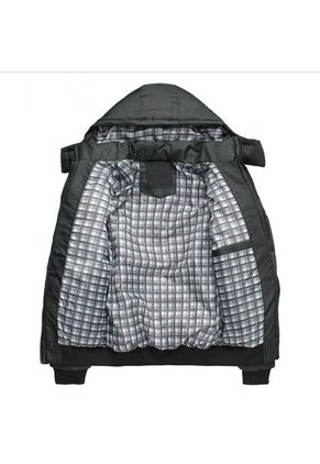 Chaqueta Hombre Invierno Abrigo Gruesa 888 Negro