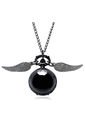 Reloj Snitch Dorada Harry Potter Cadena Acero Color Negro de Frenezi