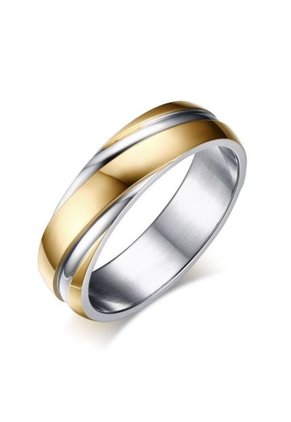 Anillo Acero Inoxidable Parejas Compromiso R-057