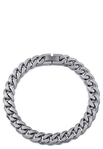 Pulsera Manilla Hombres Acero Inoxidable B284 Plateado Frenezi