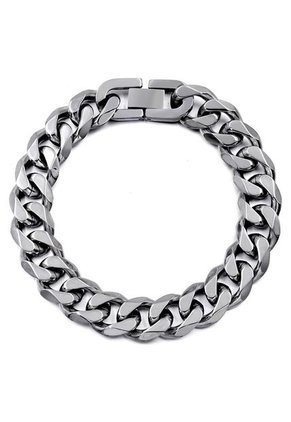 Pulsera Manilla Hombres Acero Inoxidable B284 Plateado