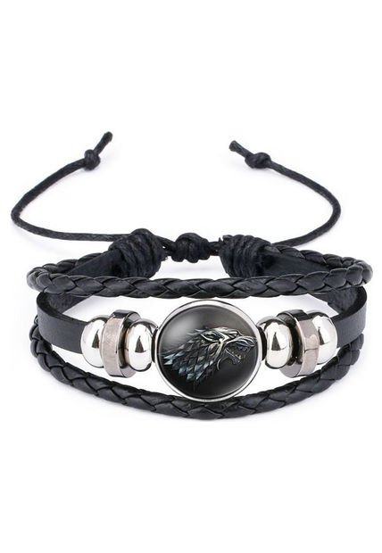 Pulsera Manilla Game Of Thrones Cuero Ajustable 605