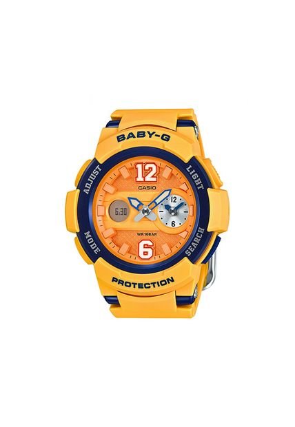 Reloj Para Mujer G-Shock Bga_210_4B Amarillo