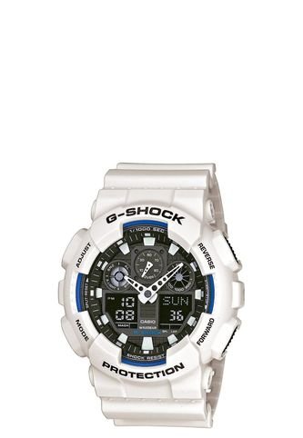 Reloj Para Hombre G-Shock Ga_100B_7A Blanco G SHOCK