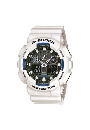 Reloj Para Hombre G-Shock Ga_100B_7A Blanco