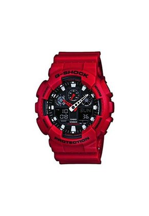 Reloj Para Hombre G-Shock Ga_100B_4 Rojo