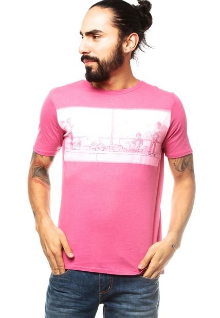 Camiseta Fucsia Gangsta