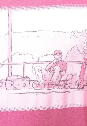 Camiseta Fucsia Gangsta