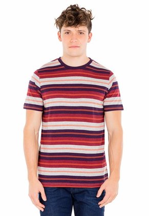 Camiseta Gris-Rojo Gangsta