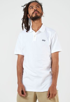 Polo Blanco-Azul GAP