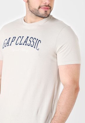 Camiseta x2 Beige-Verde GAP