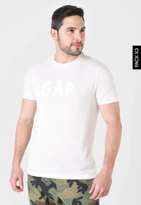 Camiseta x3 Celeste-Azul-Blanco GAP