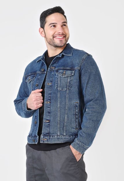 Chaqueta Denim Azul GAP