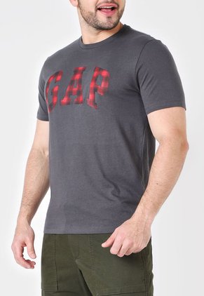 Camiseta Gris-Rojo GAP