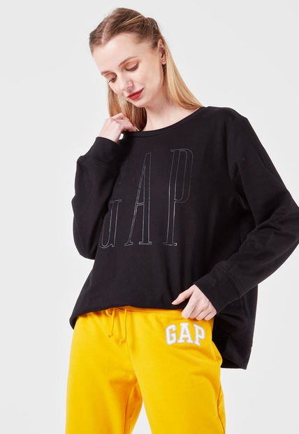 Camiseta Negro GAP Femenino