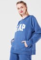 Hoodie Azul-Beige-Blanco GAP de GAP